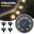 LED outdoor solar power floor lamps