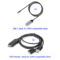 USB-C & USB Female to HDMI-Compatible 1080P Digital AV Adapter Cable