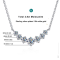 KNOBSPIN D VVS1 Moissanite Pendant Necklace – GRA Certified 925 Sterling Silver