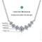 KNOBSPIN D VVS1 Moissanite Pendant Necklace – GRA Certified 925 Sterling Silver