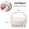 Silicone Scalp Massager Shampoo Brush Dandruff Removal