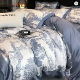 Silky Eucalyptus Lyocell Bedding Set Leopard Duvet Cover