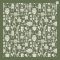 Skull Chimpanzee Print Hip Hop Cotton Square Bandana