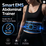 Smart EMS Abs Belt 9 Intensity No Gel