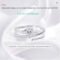 Smyoue Certified 0.5CT Pear Cut Moissanite Ring