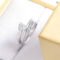 Smyoue Certified 0.5CT Pear Cut Moissanite Ring