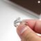 Smyoue Certified 0.5CT Pear Cut Moissanite Ring