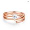 Smyoue Certified 0.5CT Pear Cut Moissanite Ring