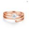 Smyoue Certified 0.5CT Pear Cut Moissanite Ring