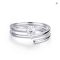 Smyoue Certified 0.5CT Pear Cut Moissanite Ring