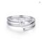 Smyoue Certified 0.5CT Pear Cut Moissanite Ring
