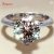 Smyoue Certified 1-5CT Moissanite Solitaire Ring