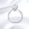 Smyoue Certified 1-5CT Moissanite Solitaire Ring