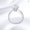 Smyoue Certified 1-5CT Moissanite Solitaire Ring