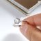 Smyoue Certified 1-5CT Moissanite Solitaire Ring