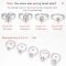 Smyoue Certified 1-5CT Moissanite Solitaire Ring