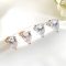 Smyoue Pear Cut Certified Moissanite Stud Earrings