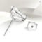 Smyoue Pear Cut Certified Moissanite Stud Earrings