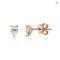 Smyoue Pear Cut Certified Moissanite Stud Earrings