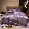 Soft Satin Jacquard Cotton Luxury Duvet Cover Set