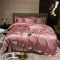 Soft Satin Jacquard Cotton Luxury Duvet Cover Set