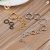 Stainless steel open jump ring set