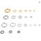 Stainless steel open jump ring set