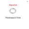 Stainless steel open jump ring set