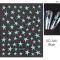 Summer Nail Water Stickers Ribbon Inscription Set ZJT05