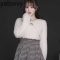 Sweet Japanese Fluffy Blouse Camisole Set