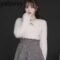Sweet Japanese Fluffy Blouse Camisole Set