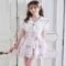 Sweet Japanese Lace Shirt Skirt Set
