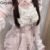 Sweet Japanese Lace Shirt Skirt Set