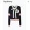 Sweet Japanese Patchwork Lace-Up Knitted Cardigan
