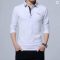 TFETTERS Long T-Shirt Men Turn-Down Stripe Designer
