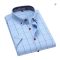 TFETTERS Summer Plaid Shirt Men Short Sleeve 5XL