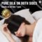 THMINS Mulberry Silk Sleep Mask Total Blackout