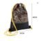 TINYAT Heavy-Duty Waterproof Drawstring Sports Gym Travel Backpack