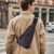 TINYAT Men’s Tactical Slim Canvas Crossbody Chest Bag
