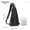 TINYAT Men’s Tactical Slim Canvas Crossbody Chest Bag