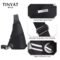 TINYAT Men’s Tactical Slim Canvas Crossbody Chest Bag