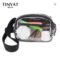 TINYAT Women’s Transparent PVC Large-Phone Waist Fanny Bag