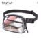 TINYAT Women’s Transparent PVC Large-Phone Waist Fanny Bag