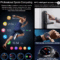 This smartwatch monitors heart, blood, and health.