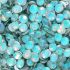 QIIY Glass Flatback Rhinestones for DIY Nail Art