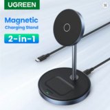 UGREEN 2-in-1 Magnetic Wireless Charger Stand