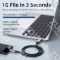 USB4.0 40Gbps PD240W Type C Fast Charging Cable
