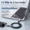 USB4.0 40Gbps PD240W Type C Fast Charging Cable