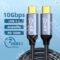 USB4.0 40Gbps PD240W Type C Fast Charging Cable
