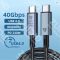 USB4.0 40Gbps PD240W Type C Fast Charging Cable